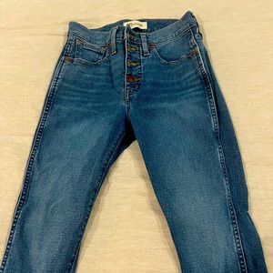 Madewell 10' High rise skinny jeans, 25p